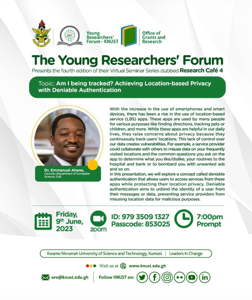 Young Researchers' Forum Flyer